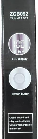 Nose Trimmer for Men and Women Painless Ear Nose Facial Eyebrow Hair Trimmer for Women Electric Ear and Nose Trimmer Dual Edge LED 3 in 1 Easy Clean IPX7 Waterproof