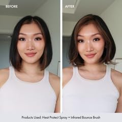 BONDIBOOST Infrared Thermal Brush, Heated Thermal Round Brush for Smooth + Shiny Hair, Dry Hair Styling for Instant Volume, Less Hair Breakage + Minimizes Snags, Frizz-Free