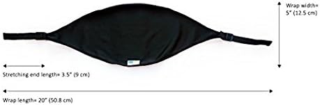 Eye Eco Tranquileyes Mini Sleep Eye Mask – Dark Eye Mask for Dry, Irritated Eyes - Soft Comfort Eye Shade - Adjustable Straps Creates Darkness – Travel, Nap, Sleep – Blue, Not One-Size-Fits-All