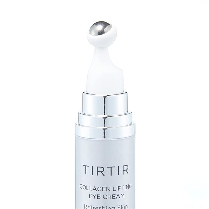 TIRTIR Collagen Lifting Eye Cream - Roller Applicator, Wrinkle Spot Treatment, Revitalizing Moisturizer,Tightening Under Eye For Wrinkles,Fine Lines, Under Eye Bags, Lift Treatment For Men & Women