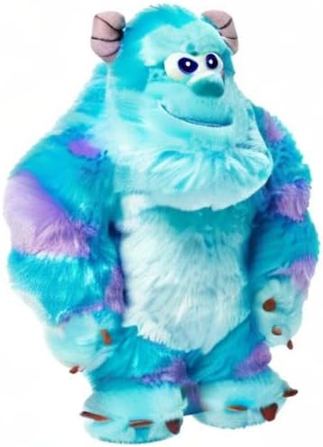 Disney Store Sulley Plush Toy - Soft 9-Inch Cuddly Monster from Pixar's Monsters, Inc - Iconic Blue & Purple Design - Perfect Collectible & Cozy Companion for Fans and Kids Everywhere