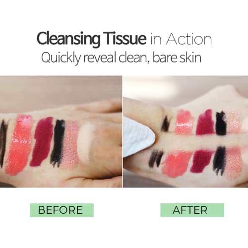 Epielle Makeup Remover Wipes, Remove Waterproof Mascara, Gentle Daily Facial Cleanser Towelettes with Vitamin C, Aloe Vera & Collagen, Stocking Stuffers, Thanksgiving Essentials, 30 Count (Pack of 6)