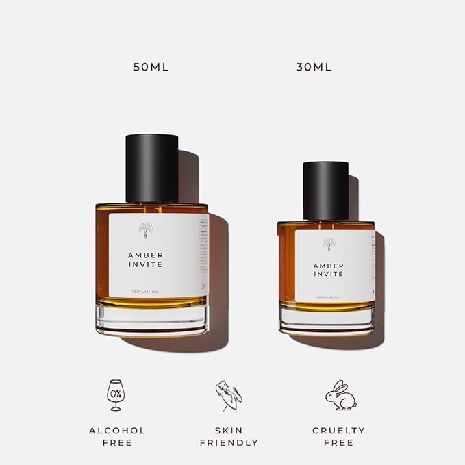 Amber Invite inspired by TF Amber Intrigue | Long Lasting Perfume Oil for Women – 50ml with Bonus 30ml (Pack of 2)