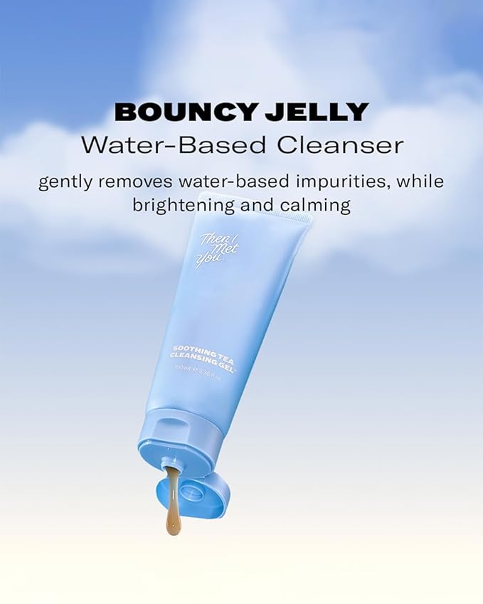 Then I Met You The Cleansing Duo Set with Living Balm Oil Cleanser & Soothing Tea Cleansing Gel Water Cleanser