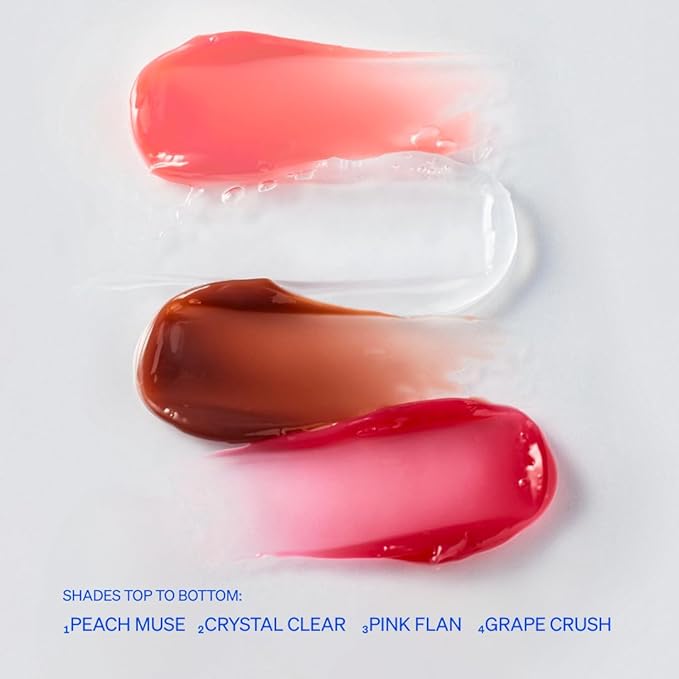 LipLock – Moisturizing K-beauty Vegan Lip Balm & Serum for Dry, Chapped Lips, Glossy Overnight Lip Mask with Rose PDRN, Carrot Collagen & Pillow Peptides (Pink Flan – Warm Taupe Tint)