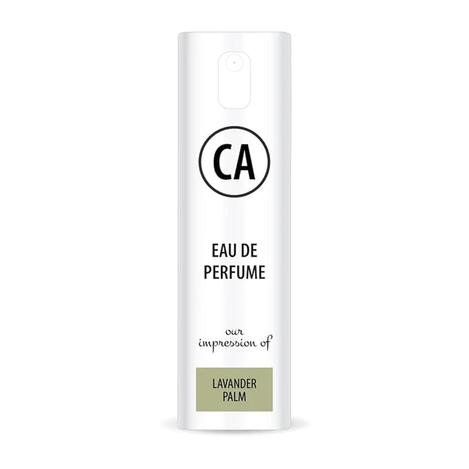 CA Perfume Impression of Lavander Palm Unisex Eau De Parfum Aromatic Scent Long Lasting Unisex Fragrance Travel Size TSA Ready for Day and Night Wear 0.33 Fl Oz 10ml