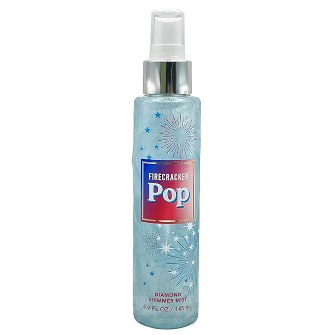 Firecracker Pop Diamond Shimmer Mist by Bath Body, Full Size, 4.9 fl oz/ 145 mL, Pack of 1