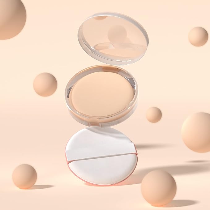 MOHOPE 8Pcs Air Cushion Makeup Puffs for Foundation with Portable Box, No Latex Blending Sponge for Liquid, Cream, Foundation and Powder, Teardrop Powder Puff, Grass