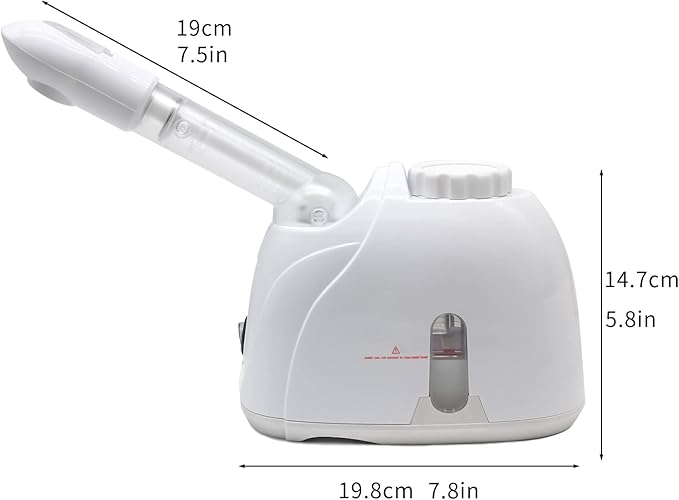 Facial Steamer Nanometer Fine Mist for Facial Deep Cleaning, 360° Rotating Arm, Deep Cleaning Home Spa Device for Personal Care, Face Steamer for Facial