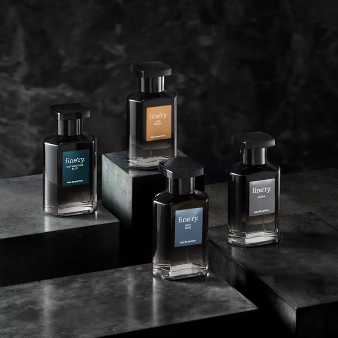 Finery WHY NOT? Men's Eau De Parfum | Men's Eau De Cologne, 2 fl oz | With Makeup Remover Pads Gift