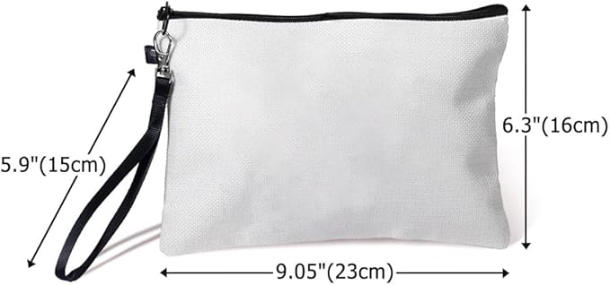 Personalized Makeup Bag | Custom 15 Styles Cute Quirky Girl with Name | Christmas Birthday Gifts for Women Her