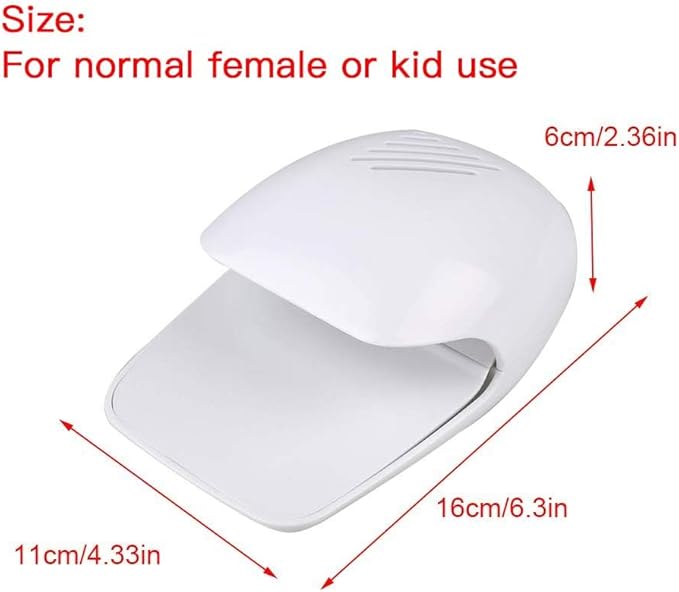 Nail Fan Dryer for Regular Nail Polish, Portable Nail Dryer Nail Art Polish Machine Quick Dry Nail Polish Gel Nail Dryer Blower for Fingernail Toenail, Portable Fans Battery Operated