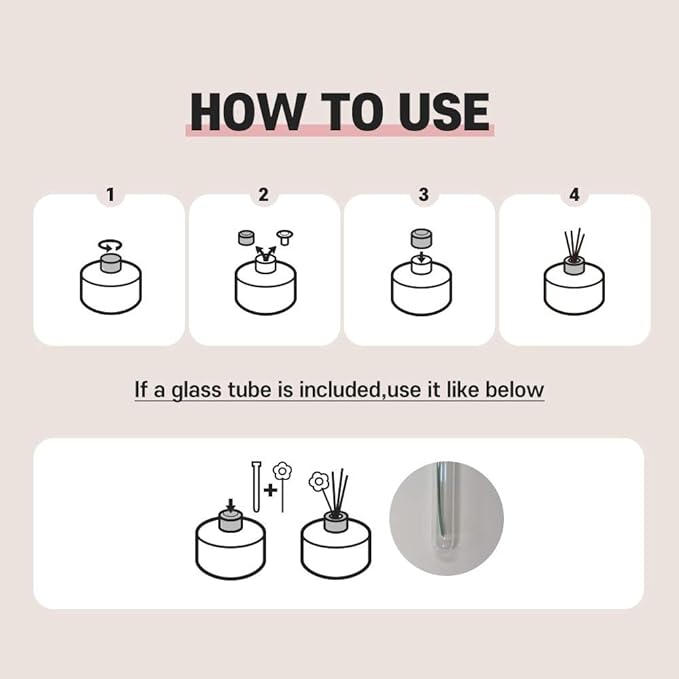 COCODOR Preserved Real Flower Reed Diffuser/Rose Perfume / 6.7oz(200ml) / 2 Pack/Reed Diffuser Set, Oil Diffuser & Reed Diffuser Sticks, Home Decor & Office Decor, Fragrance and Gifts