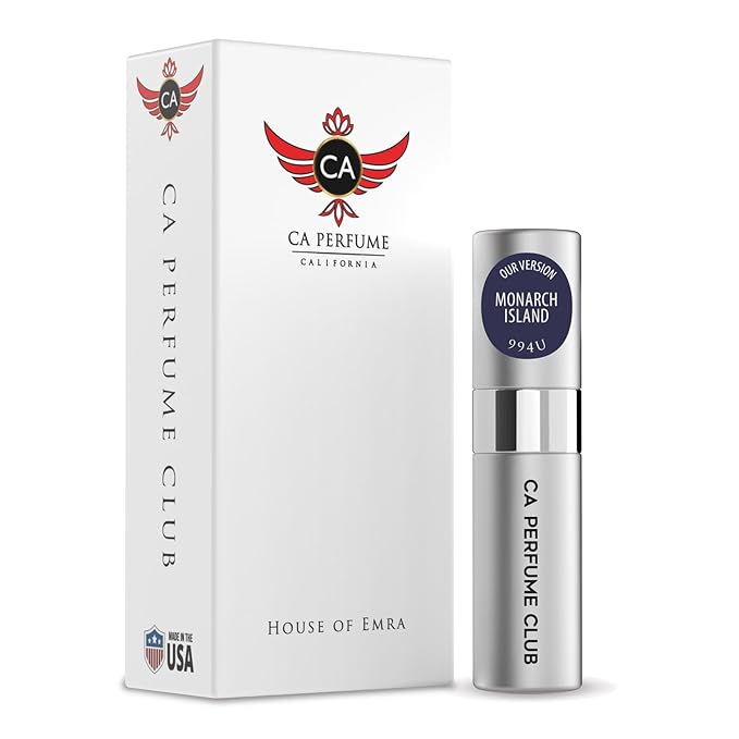 CA Perfume Impression of Monarch Island for Women & Men Eau De Parfum Spray Long Lasting Oriental Perfume (0.27 Fl Oz / 8ml)