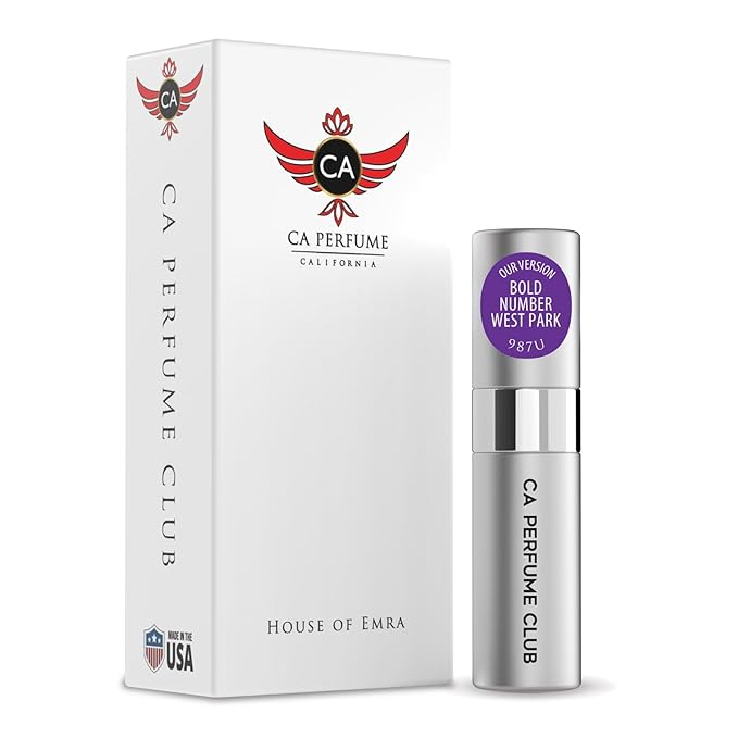 CA Perfume Impression of Bold Number West Park for Women & Men Eau De Parfum Spray Long Lasting Floral Woody Musk Perfume (0.27 Fl Oz / 8ml)