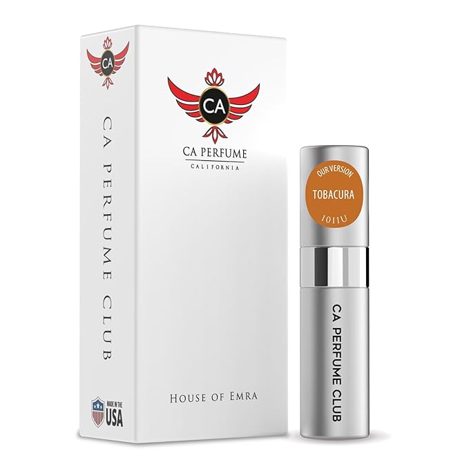 CA Perfume Impression of Tobacura for Women & Men Eau De Parfum Spray Long Lasting Oriental Perfume (0.27 Fl Oz / 8ml)