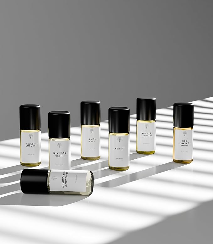 Eternal perfume oils - Discovery Set9 (7 x 5ml/1.18 fl. oz) - Testing Sampler Fragrances - Diverse Fragrance Collection - Inspired by Luxury Scents - Long-Lasting - Perfumes Sample Collection