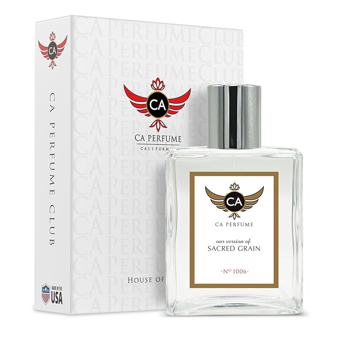 CA Perfume Impression of Sacred Grain for Women & Men Eau De Parfum Spray Long Lasting Oriental Fougere Perfume (3.4 Fl Oz / 100ml)