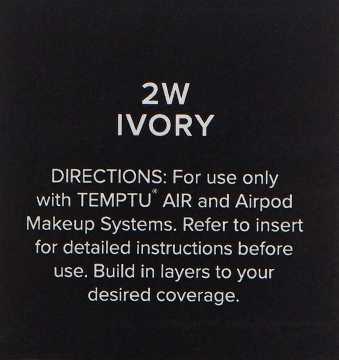 TEMPTU Perfect Canvas Airbrush Foundation Airpod: Anti-Aging Long-Wear Makeup, Buildable Coverage Semi-Matte, Natural Finish