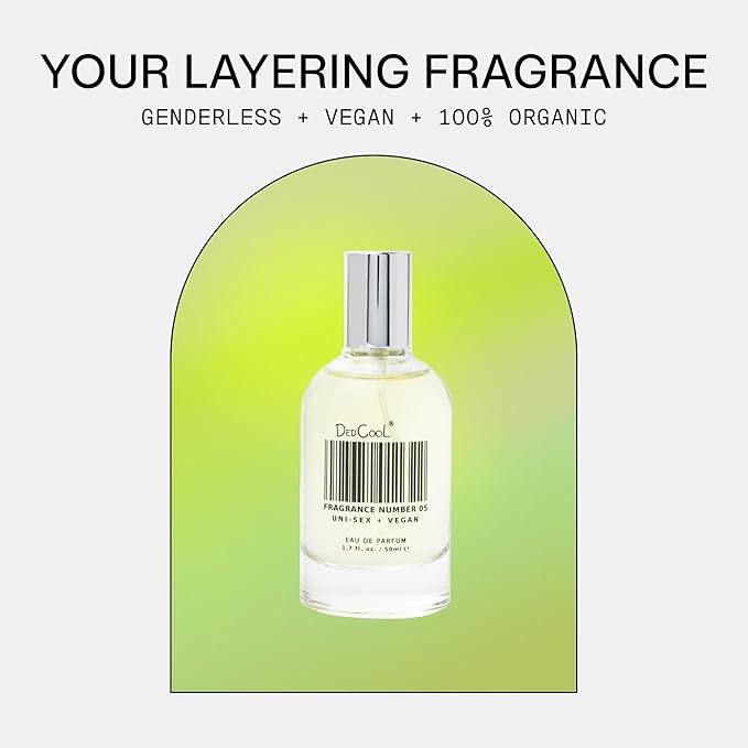 DedCool Eau de Parfum (05 Spring - 1.7 fl oz) With Notes of Incense, Moss, Bergamot, Perfume for Men and Women, Luxury Fragrance, Long Lasting, with Essential Oils, Non-Toxic, Vegan, Fragrance For All