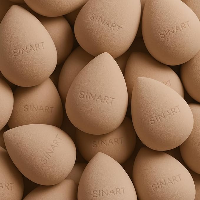 Makeup Sponge, Beauty Makeup Foundation Blender, For Liquid, Cream, & Powder Products, Original Premium PROsponge, Vegan, Cruelty & Latex-Free (BEIGE)