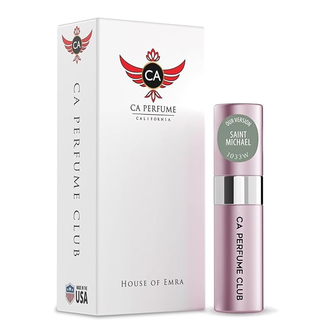CA Perfume Impression of Saint Michael for Women & Men Eau De Parfum Spray Long Lasting Floral Woody Musk Perfume (0.27 Fl Oz / 8ml)