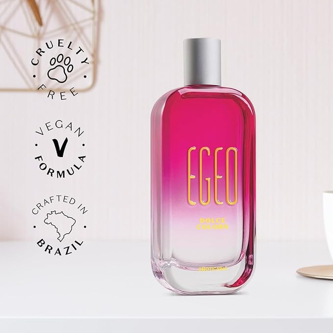 O BOTICARIO Egeo Dolce Colors Eau de Toilette, Floriental Fruital Scented Fragrance Perfume for Women, 3 Ounce