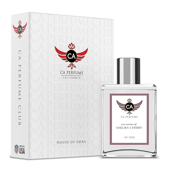 CA Perfume Impression of Sakura Cherry for Women & Men Eau De Parfum Spray Long Lasting Floral Perfume (1.7 Fl Oz / 50ml)