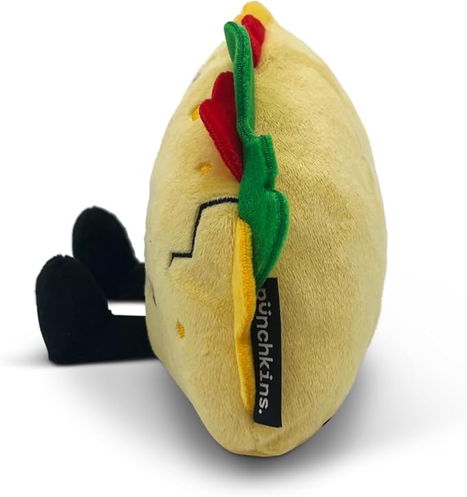 Punchkins Taco Plushie - I Hate Tuesdays Funny Plush, Gift for Taco Lovers, Cute Plush Toy for Gifting