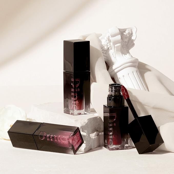 DINTO Blur-Glowy Lip Tint - Glossy Finish, Hydrating, Long Lasting, Lightweight Texture, Non-Sticky, Vegan & Cruelty-Free, K beauty (219 Ave Maria, 0.11 fl.oz)