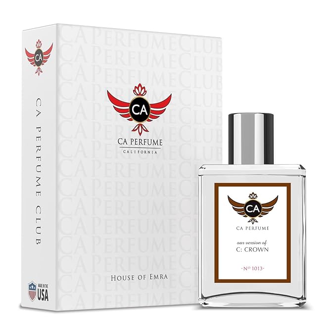 CA Perfume Impression of C: Crown for Men Eau De Parfum Spray Long Lasting Oriental Woody Perfume (1.7 Fl Oz / 50ml)