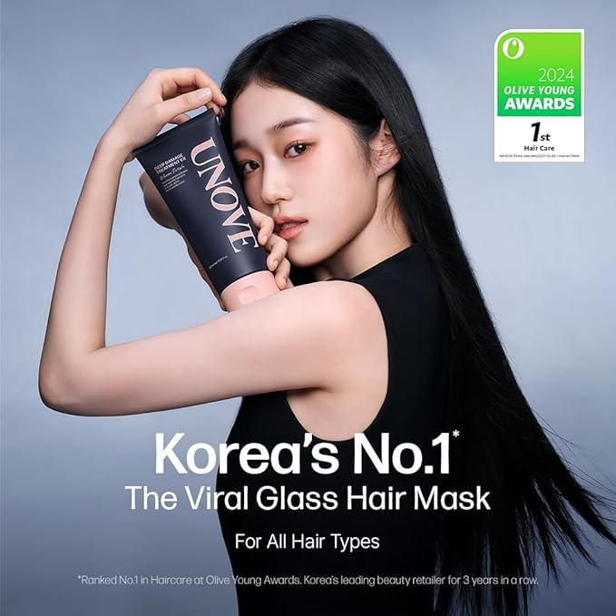 UNOVE Deep Damage Treatment Ex - Protein Hair Treatment & Hair Mask for Damaged Hair | Deep Conditioning & Keratin Hair Mask for Dry, Frizzy Hair | Korean Hair Care | Warm Petal, 10.82 fl oz