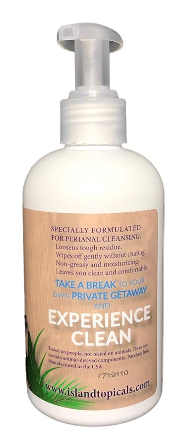 Wiping Lotion | Experience Clean | The Cleaner Way to use Toilet Paper | 8 Fl Oz Bottle (Unscented)