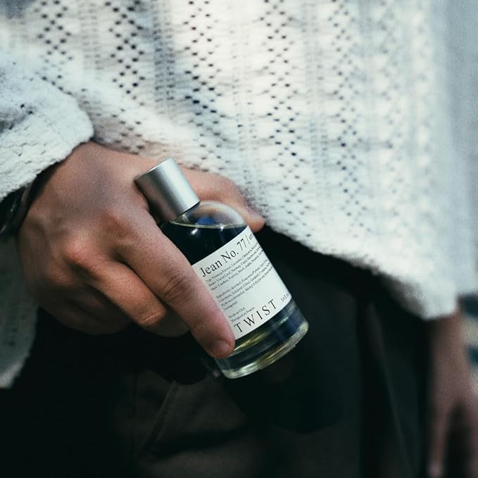 Twist Jean No. 77 - Eau De Parfum Inspired by D. Fahrenh. Long-Lasting Perfume For Men, Paraben Free, Vegan, Clean Ingredients, Fragrance - Spray 100 ml | 3.4 fl. oz.