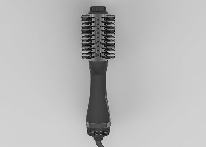 AINA Hot air Brush, Blow Dryer Brush | 60MM 2-in-1 Titanium Volumizer, 3 Heat Settings | 360° Vented Airflow 110V/ALCI Plug (65mm Triangle)