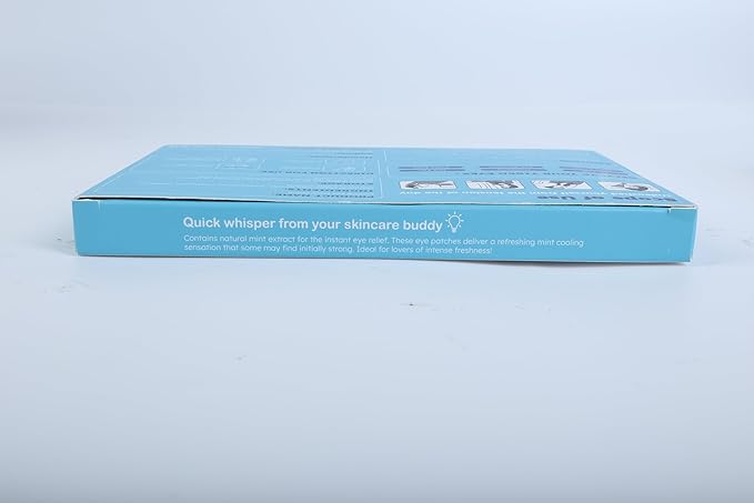 8-Pack Cold Eye Mask, Disposable Hydrogel Eye Patches, Gel Sheet Mask for Tired Eyes & Puffiness,Self Cooling Compress, Travel Essentials & Relaxation Gifts for Women, Stocking Stuffers for Adults