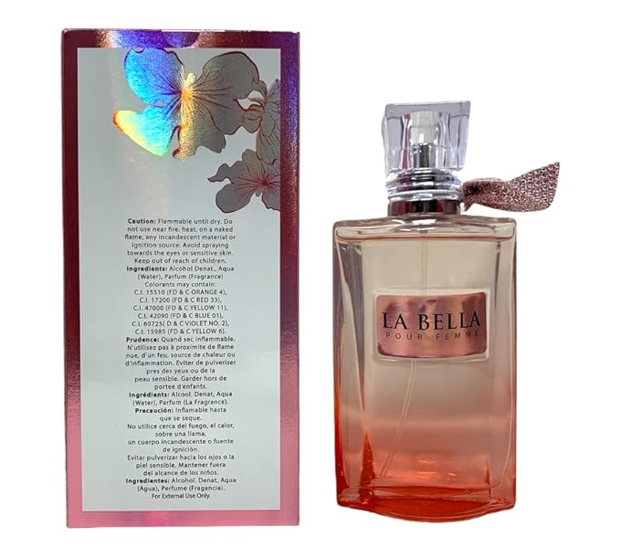La Bella Perfume for Women Long Lasting Fragrance Eau de Parfum Floral & Sweet Women's Perfume Daily Used 3.4 Fluid Ounce