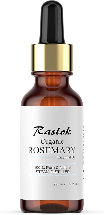 Rosemary Essential Oil | 100% Pure & Natural Steam Distilled | Aromatherapy & Scalp Massage Oil | No Additives or Fillers | 15 ml (0.5 fl oz)