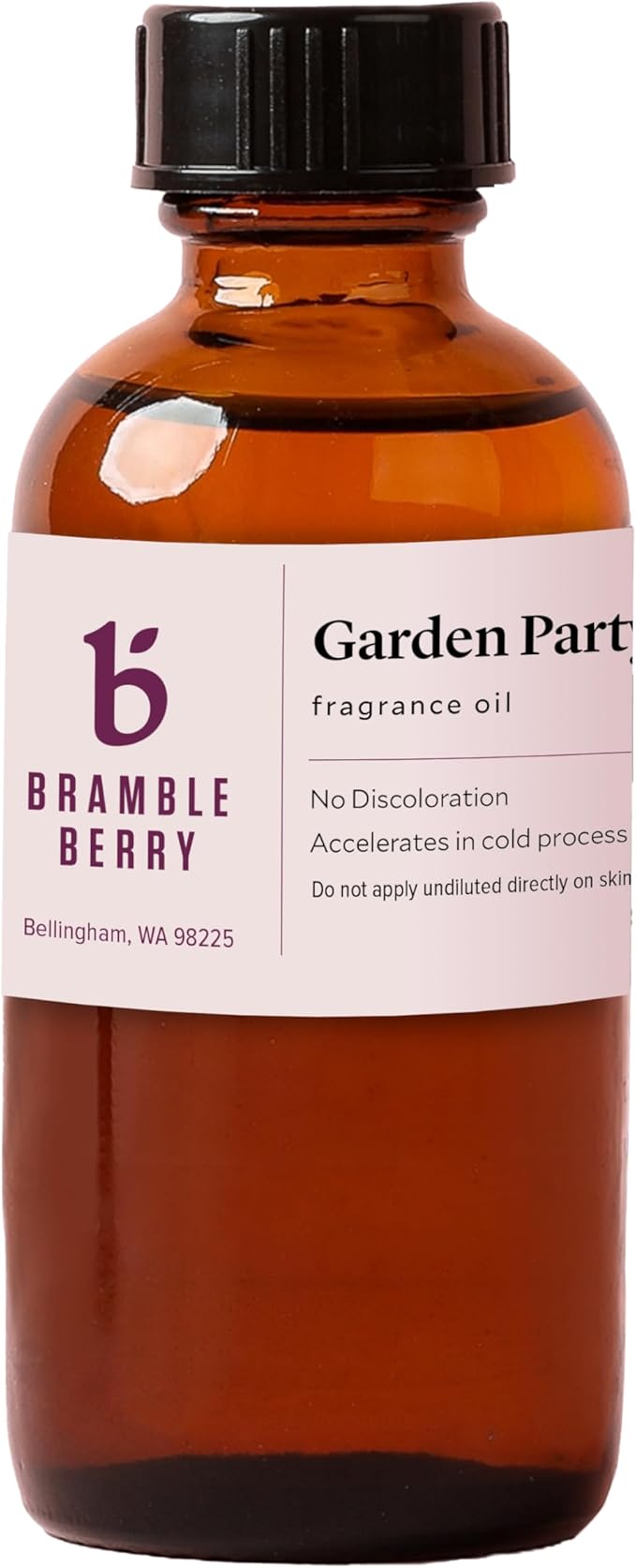 Bramble Berry Garden Party Fragrance Oil 2 oz | Fresh Floral Scent for Soap Making, Candles, Bath Bombs, Lotion & Perfume | Skin Safe, Vegan, Paraben & Phthalate Free