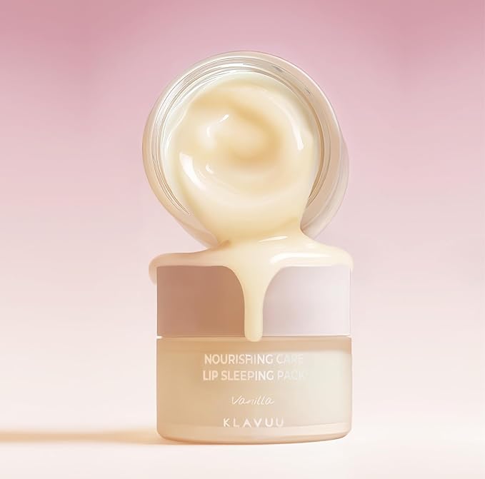 Klavuu Lip Mask Set (2PCS) โ Overnight Deep Hydrating Korean Lip Balm Treatment for Very Dry, Chapped Lips | Lip Lightening & Plumping with Instant Hydration | Gentle Exfoliating (Berry & Vanilla)