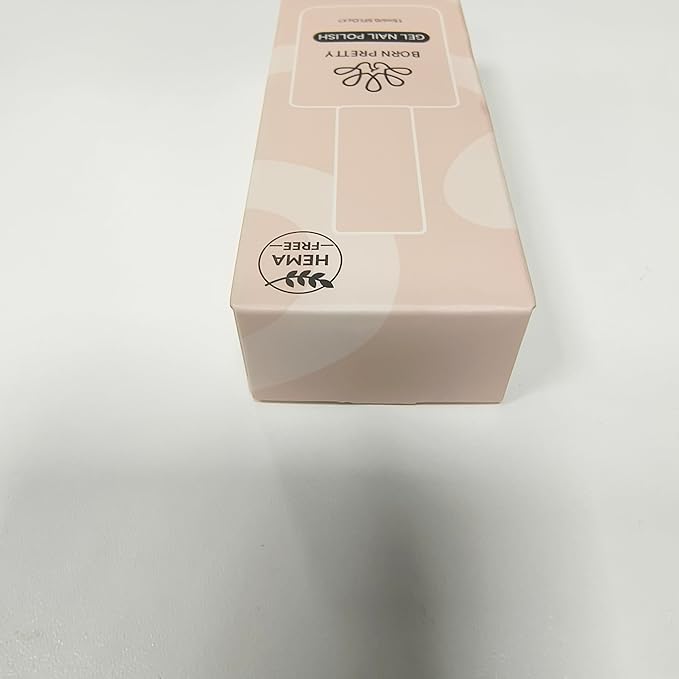 Born Pretty Jelly Gel Nail Polish, Light Pink Sheer Crystal Transparent Gel Nail Polish For All Seasons, Hema-Free Nail Art Design Translucent Gel Nail Soak Off Gel Polish Nail Art DIY 15ML