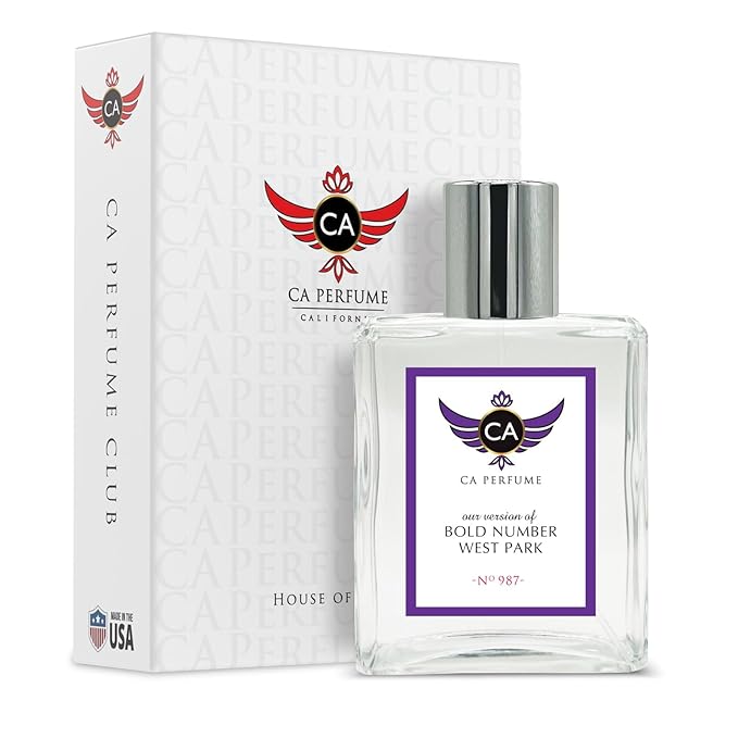CA Perfume Impression of Bold Number West Park for Women & Men Eau De Parfum Spray Long Lasting Floral Woody Musk Perfume (3.4 Fl Oz / 100ml)