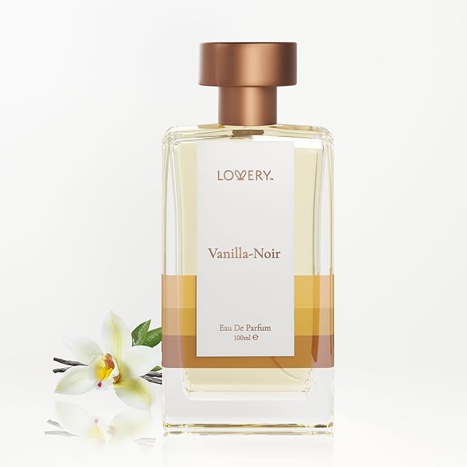 Vanilla Noir Perfume for Women, 100ml Womens Perfumes - Long Lasting Eau de Parfum Clean Fragrance - Tobacco, Ginger, Vanilla, Tonka Bean, Birthday Gifts for Mom, Girlfriend, Wife - Made in France