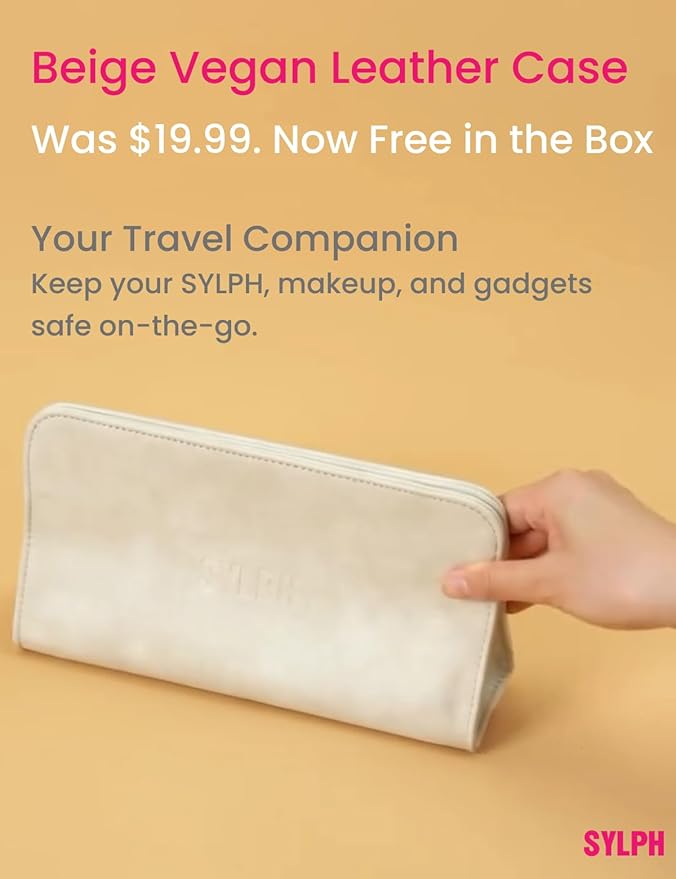 SYLPH Travel Hair Dryer, 60% Smaller & 0.55 lb Ultra Lightweight, 110,000 RPM High-Speed Motor, 200 Million Ions, Smart Mode, Temp Control, 4-Heat Modes, 850W, Mini Hair Dryer For Home, Hotel, Gym Use