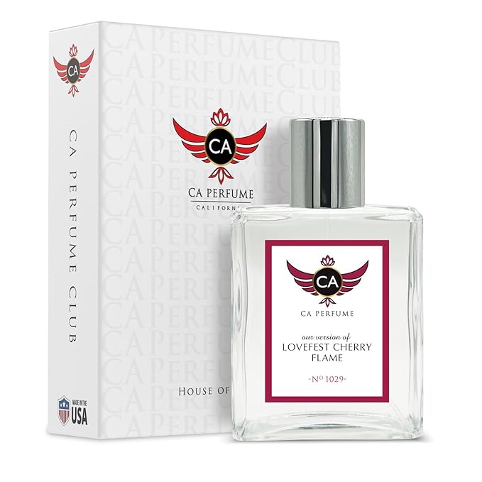 CA Perfume Impression of Lovefest Cherry Flame for Women & Men Eau De Parfum Spray Long Lasting Oriental Woody Perfume (3.4 Fl Oz / 100ml)
