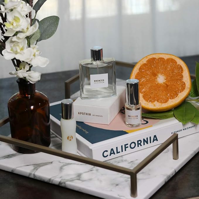 APOTHIA - Bronzed Travel Eau de Parfum | Bronzed Perfume Orange Blossom & Jasmine | Award Winning Fragrance | Premium Ingredients | Long Lasting Scent | 0.4 oz | 12 ml | Convenient Travel Size