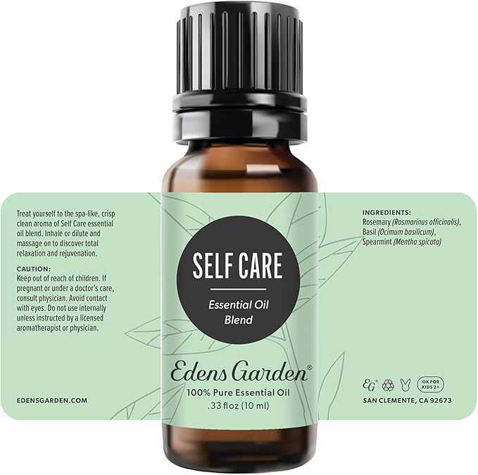 Edens Garden Self Care Essential Oil Blend- 100% Pure Premium Grade, Undiluted, Natural, Therapeutic, Aromatherapy, The Best for Diffusing, Skin, Face, Hair 10 ml (.33 fl oz)