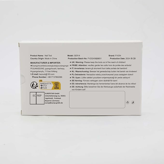 FVION Cuticle Trimmer – Professional Cuticle Nippers, Rubber Coated Handle Manicure Tools – Stainless Steel Cuticle Cutter for Nails (5mm), Dark