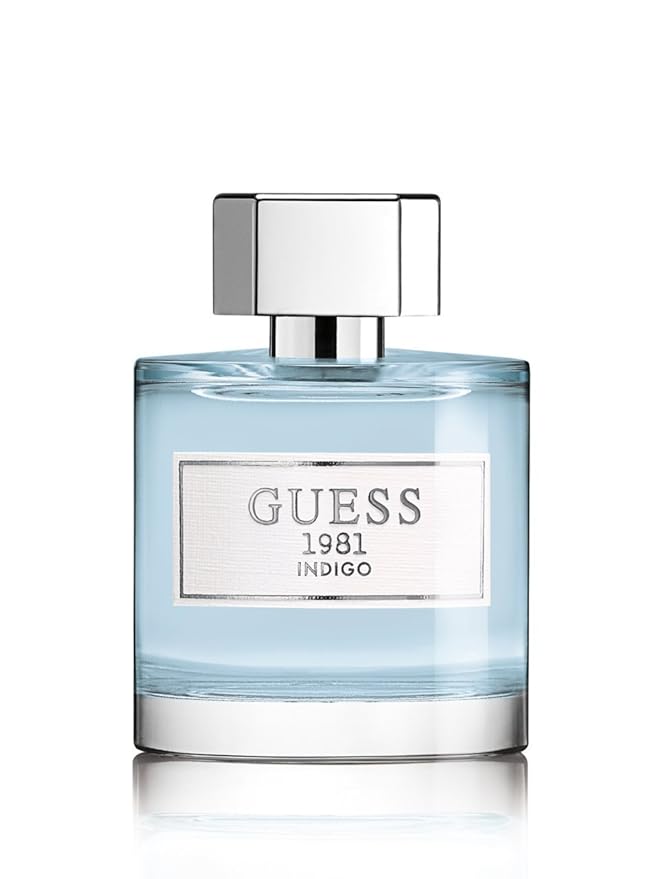 Guess 1981 Indigo Eau de Toilette Spray for Women, Blue, NS, 3.4 Fl Oz