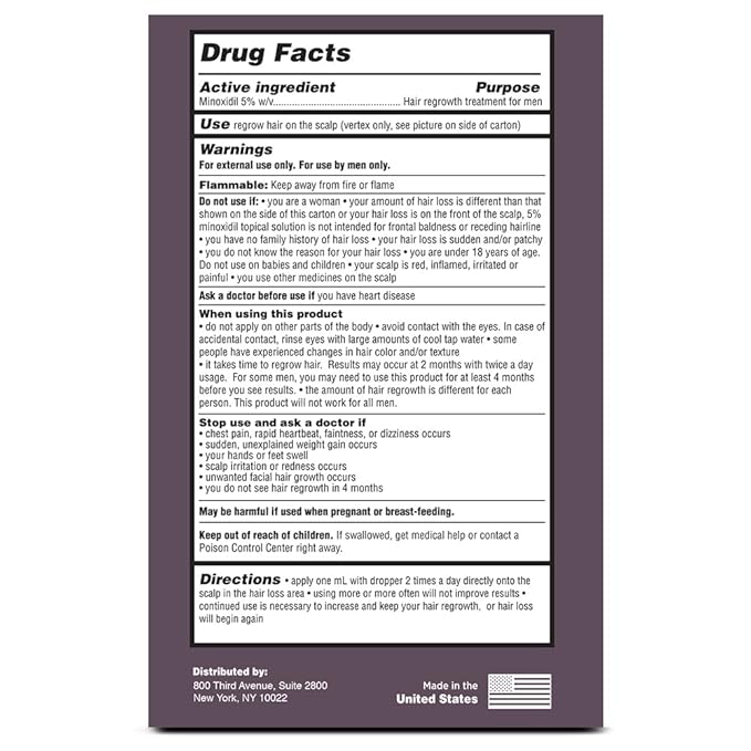 Shapiro MD Hair Growth Experts Men's Regrowth Kit Plus: Shampoo, Conditioner, 5% Minoxidil, Leave-In Foam, Complete Anti Hair Loss and Thinning Hair Solution for Men, 1 Month Supply